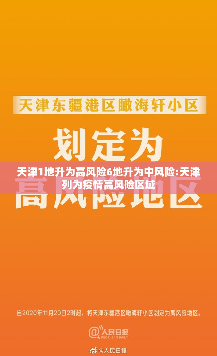 天津1地升为高风险6地升为中风险:天津列为疫情高风险区域 天津1地升为高风险6地升为中风险:天津列为疫情高风险区域