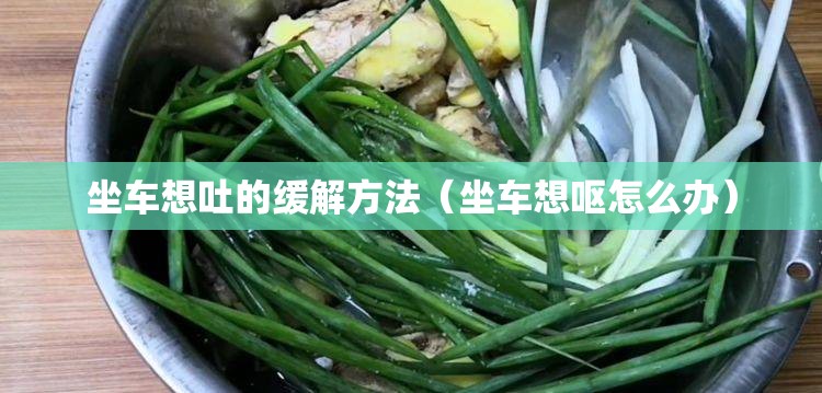 坐车想吐的缓解方法(坐车想呕怎么办) 坐车想吐的缓解方法(坐车想呕怎么办)