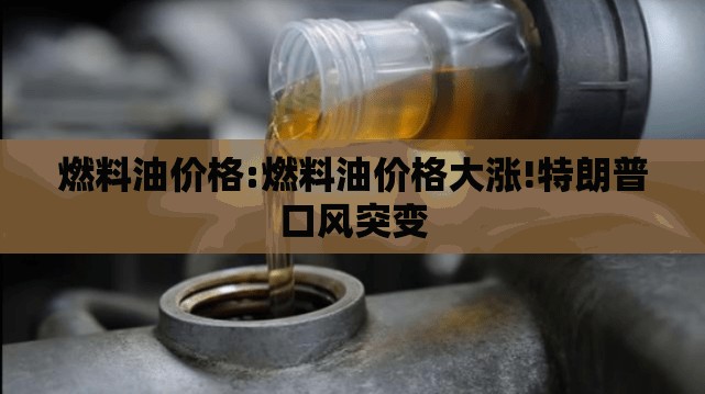 燃料油价格:燃料油价格大涨!特朗普口风突变