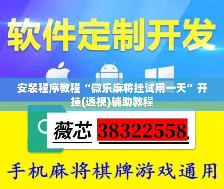 安装程序教程“微乐麻将挂试用一天”开挂(透视)辅助教程
