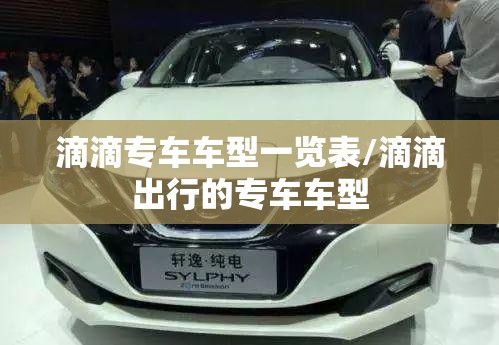 滴滴专车车型一览表/滴滴出行的专车车型