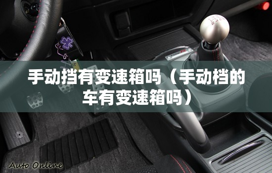 手动挡有变速箱吗（手动档的车有变速箱吗）