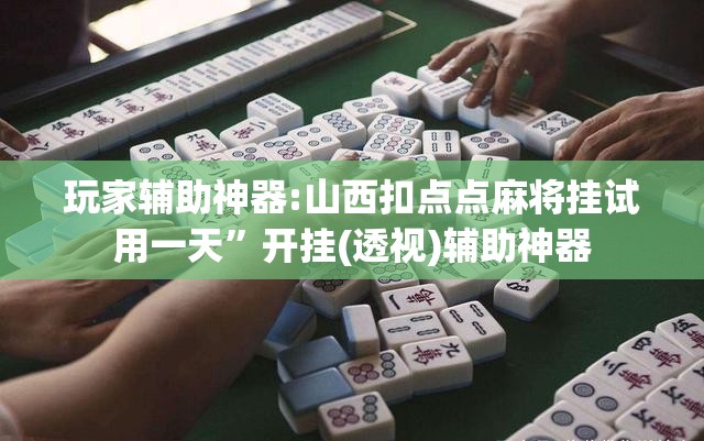 玩家辅助神器:山西扣点点麻将挂试用一天”开挂(透视)辅助神器