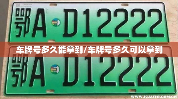 车牌号多久能拿到/车牌号多久可以拿到 车牌号多久能拿到/车牌号多久可以拿到