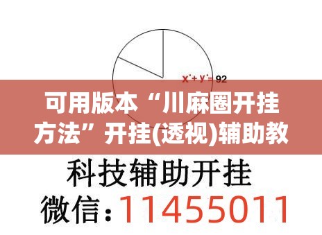 可用版本“川麻圈开挂方法”开挂(透视)辅助教程