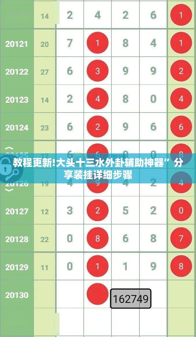 教程更新!大头十三水外卦辅助神器	”分享装挂详细步骤