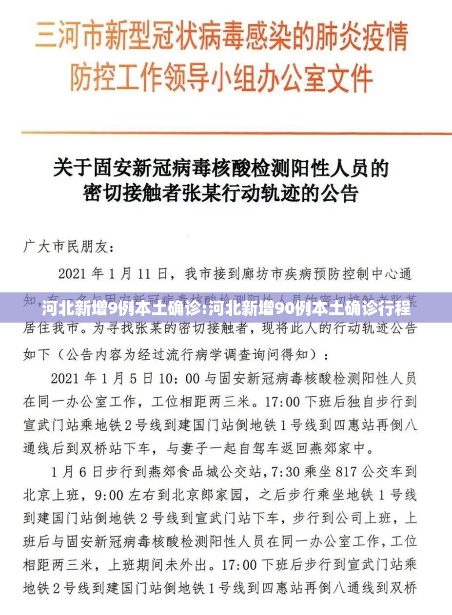 河北新增9例本土确诊:河北新增90例本土确诊行程 河北新增9例本土确诊:河北新增90例本土确诊行程