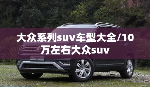 大众系列suv车型大全/10万左右大众suv