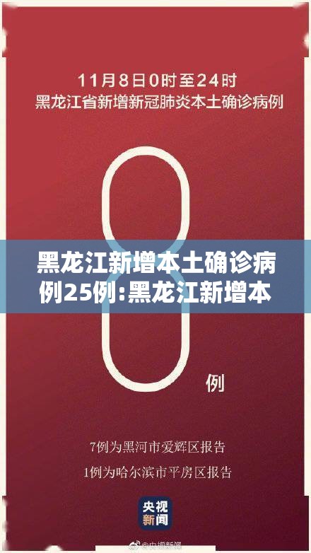 黑龙江新增本土确诊病例25例:黑龙江新增本土确诊病历
