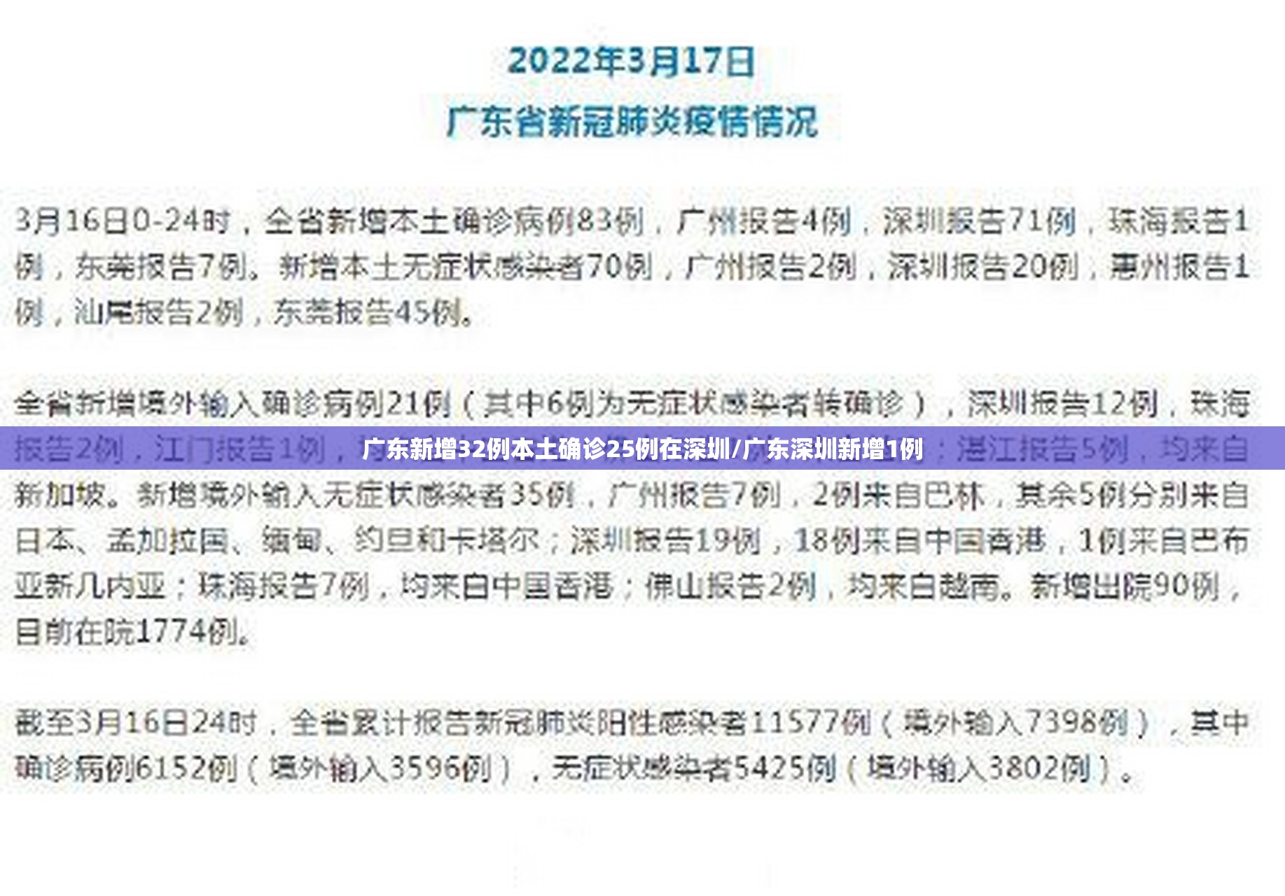 广东新增32例本土确诊25例在深圳/广东深圳新增1例