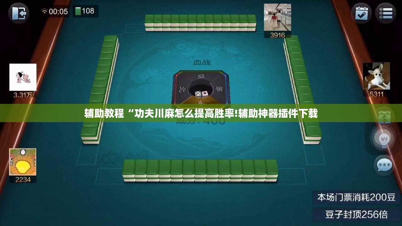 辅助教程“功夫川麻怎么提高胜率!辅助神器插件下载 辅助教程“功夫川麻怎么提高胜率!辅助神器插件下载