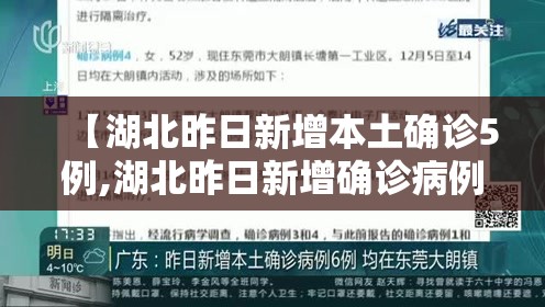 【湖北昨日新增本土确诊5例,湖北昨日新增确诊病例】