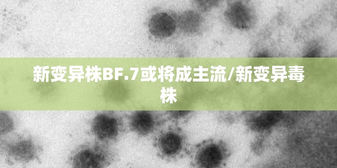 新变异株BF.7或将成主流/新变异毒株 新变异株BF.7或将成主流/新变异毒株