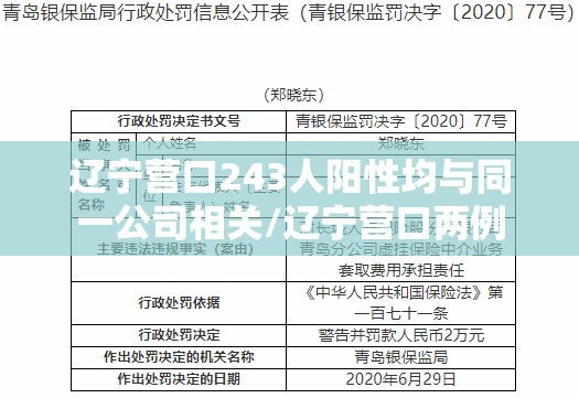 辽宁营口243人阳性均与同一公司相关/辽宁营口两例 辽宁营口243人阳性均与同一公司相关/辽宁营口两例