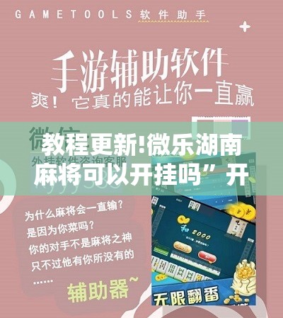 教程更新!微乐湖南麻将可以开挂吗”开挂辅助脚本+详细开挂安装教程