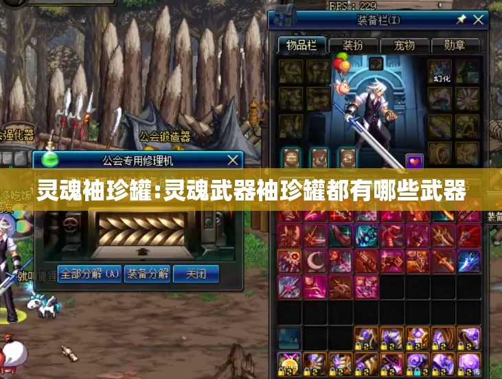 灵魂袖珍罐:灵魂武器袖珍罐都有哪些武器