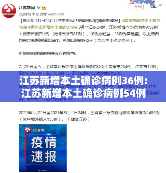 江苏新增本土确诊病例36例:江苏新增本土确诊病例54例 江苏新增本土确诊病例36例:江苏新增本土确诊病例54例