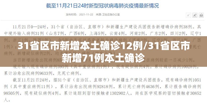 31省区市新增本土确诊12例/31省区市新增71例本土确诊 31省区市新增本土确诊12例/31省区市新增71例本土确诊