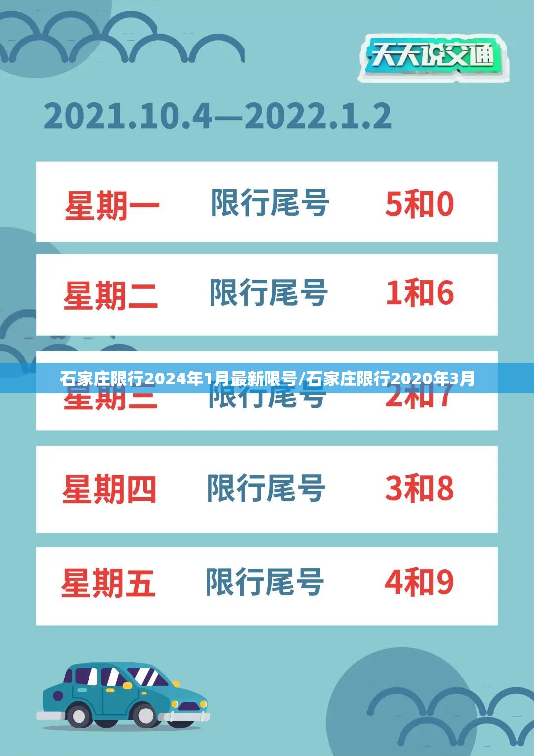 石家庄限行2024年1月最新限号/石家庄限行2020年3月 石家庄限行2024年1月最新限号/石家庄限行2020年3月