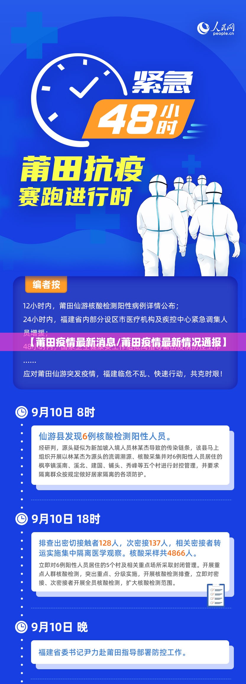 【莆田疫情最新消息/莆田疫情最新情况通报】