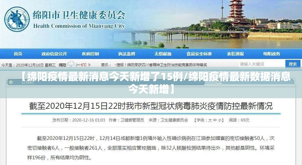 【绵阳疫情最新消息今天新增了15例/绵阳疫情最新数据消息今天新增】 【绵阳疫情最新消息今天新增了15例/绵阳疫情最新数据消息今天新增】