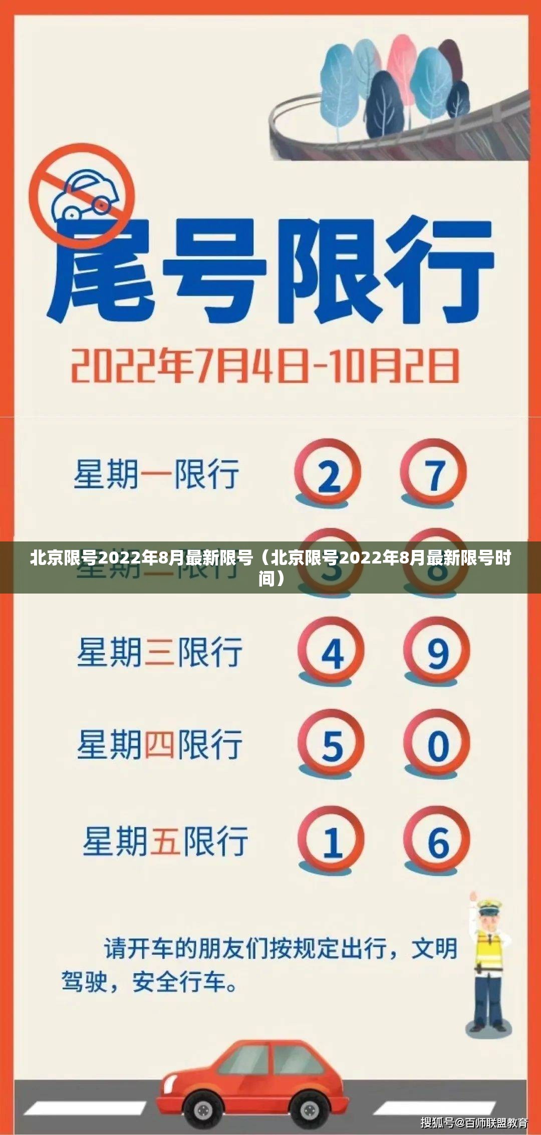 北京限号2022年8月最新限号（北京限号2022年8月最新限号时间）