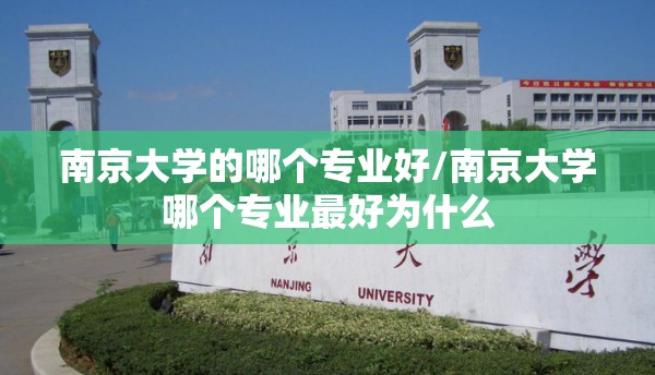 南京大学的哪个专业好/南京大学哪个专业最好为什么 南京大学的哪个专业好/南京大学哪个专业最好为什么