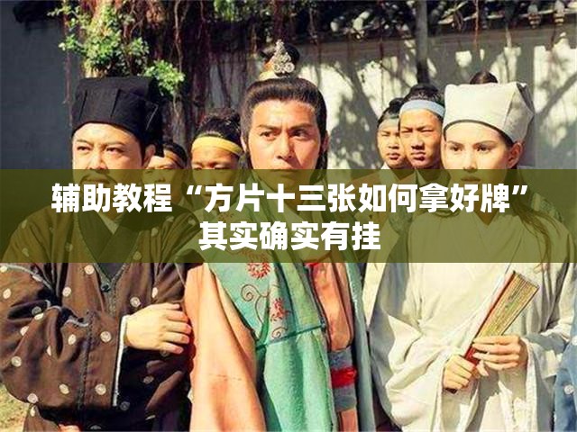 辅助教程“方片十三张如何拿好牌	”其实确实有挂