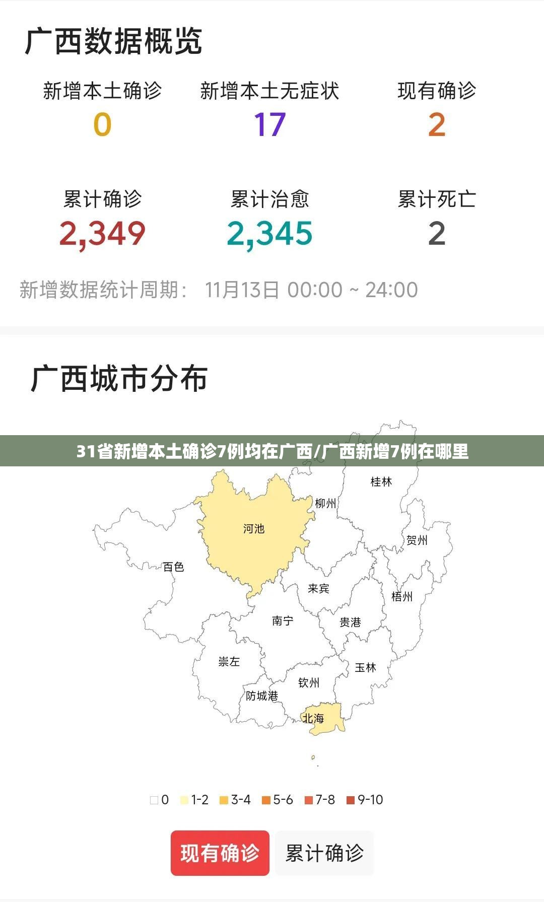 31省新增本土确诊7例均在广西/广西新增7例在哪里