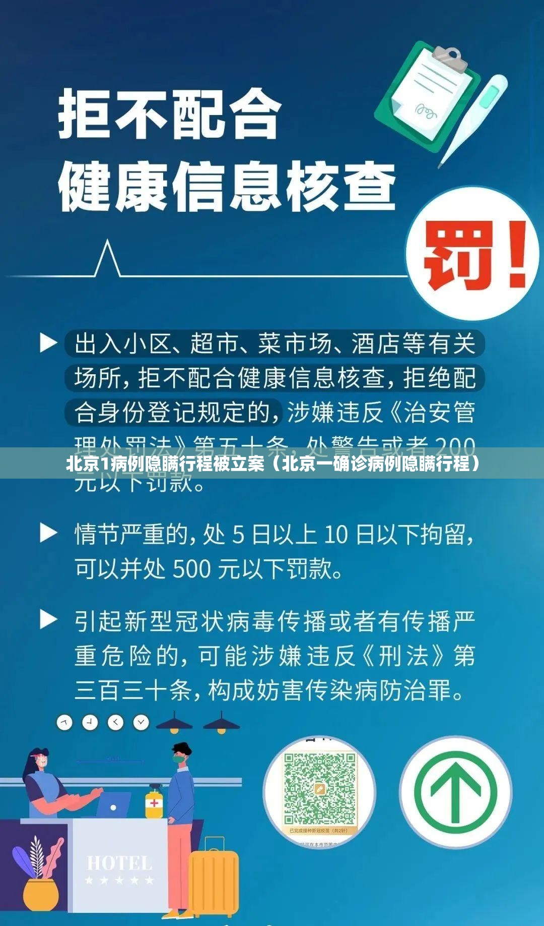 北京1病例隐瞒行程被立案(北京一确诊病例隐瞒行程) 北京1病例隐瞒行程被立案(北京一确诊病例隐瞒行程)