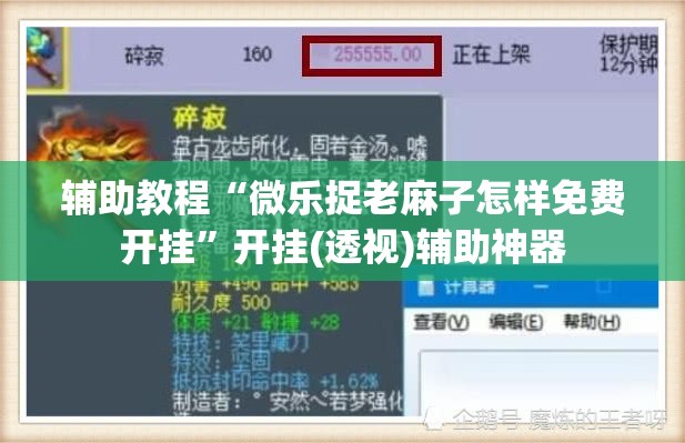 辅助教程“微乐捉老麻子怎样免费开挂	”开挂(透视)辅助神器