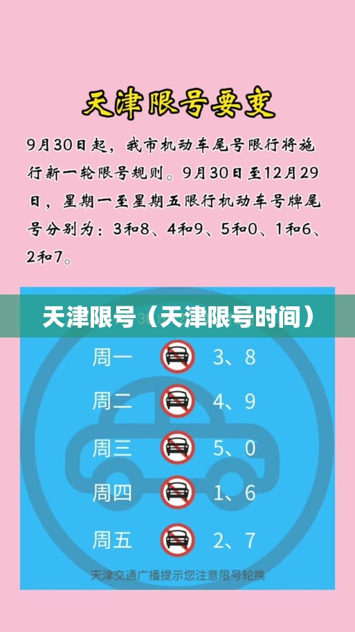 天津限号(天津限号时间) 天津限号(天津限号时间)
