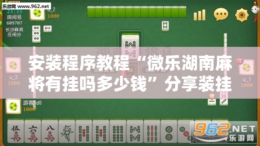 安装程序教程“微乐湖南麻将有挂吗多少钱	”分享装挂详细步骤
