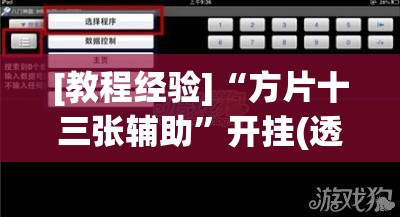 [教程经验]“方片十三张辅助”开挂(透视)辅助神器