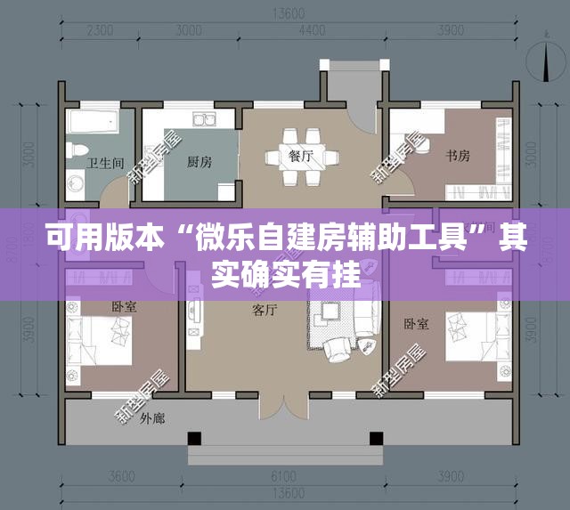 可用版本“微乐自建房辅助工具”其实确实有挂