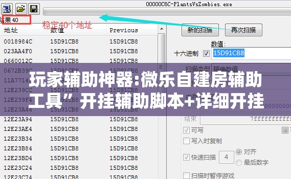 玩家辅助神器:微乐自建房辅助工具”开挂辅助脚本+详细开挂安装教程