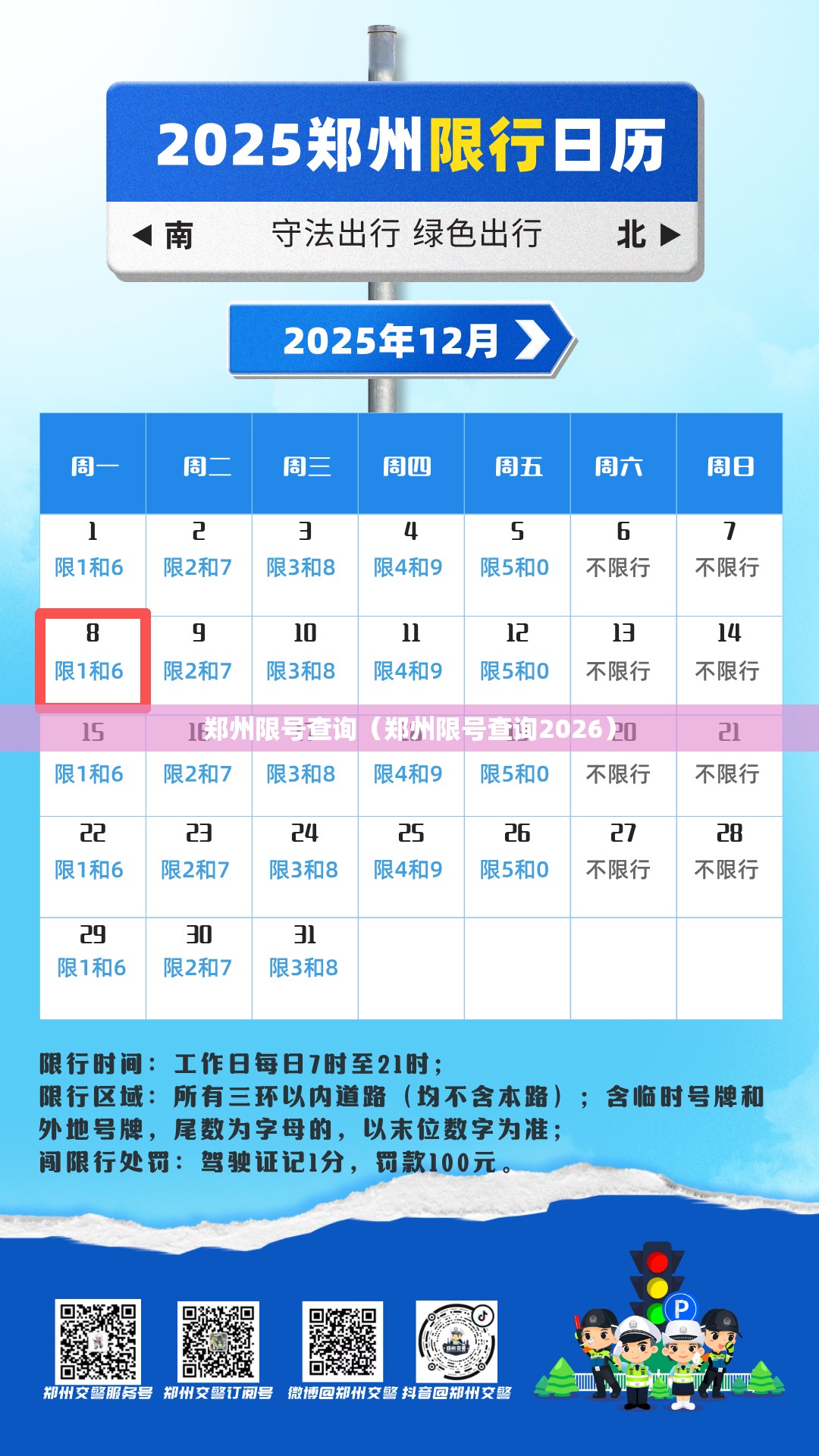 郑州限号查询(郑州限号查询2026) 郑州限号查询(郑州限号查询2026)