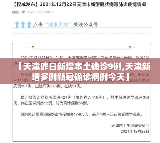 【天津昨日新增本土确诊9例,天津新增多例新冠确诊病例今天】 【天津昨日新增本土确诊9例,天津新增多例新冠确诊病例今天】