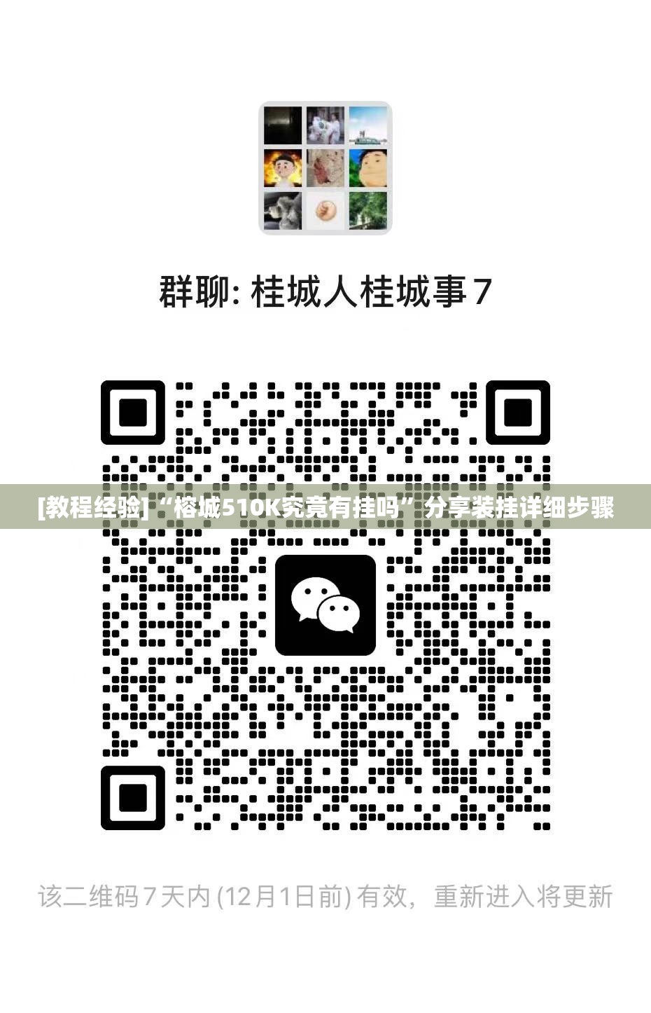 [教程经验]“榕城510K究竟有挂吗”分享装挂详细步骤