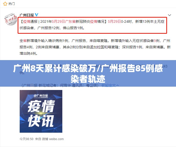 广州8天累计感染破万/广州报告85例感染者轨迹 广州8天累计感染破万/广州报告85例感染者轨迹