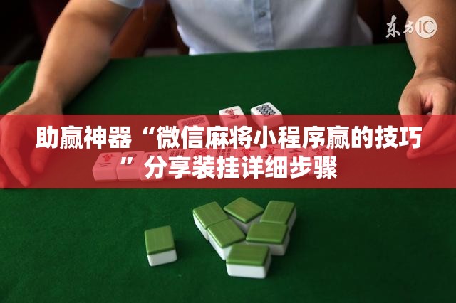 助赢神器“微信麻将小程序赢的技巧”分享装挂详细步骤