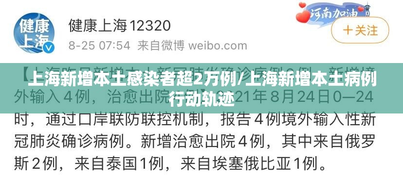 上海新增本土感染者超2万例/上海新增本土病例行动轨迹 上海新增本土感染者超2万例/上海新增本土病例行动轨迹