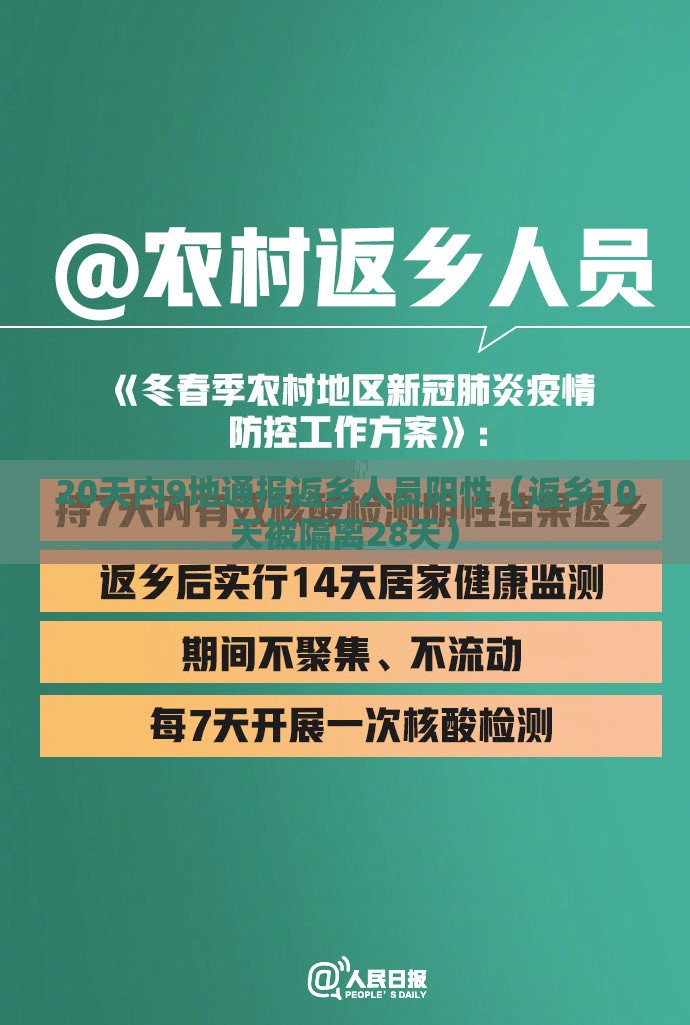 20天内9地通报返乡人员阳性(返乡10天被隔离28天) 20天内9地通报返乡人员阳性(返乡10天被隔离28天)