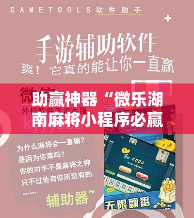助赢神器“微乐湖南麻将小程序必赢神器免费”分享装挂详细步骤