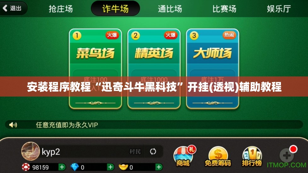 安装程序教程“迅奇斗牛黑科技”开挂(透视)辅助教程