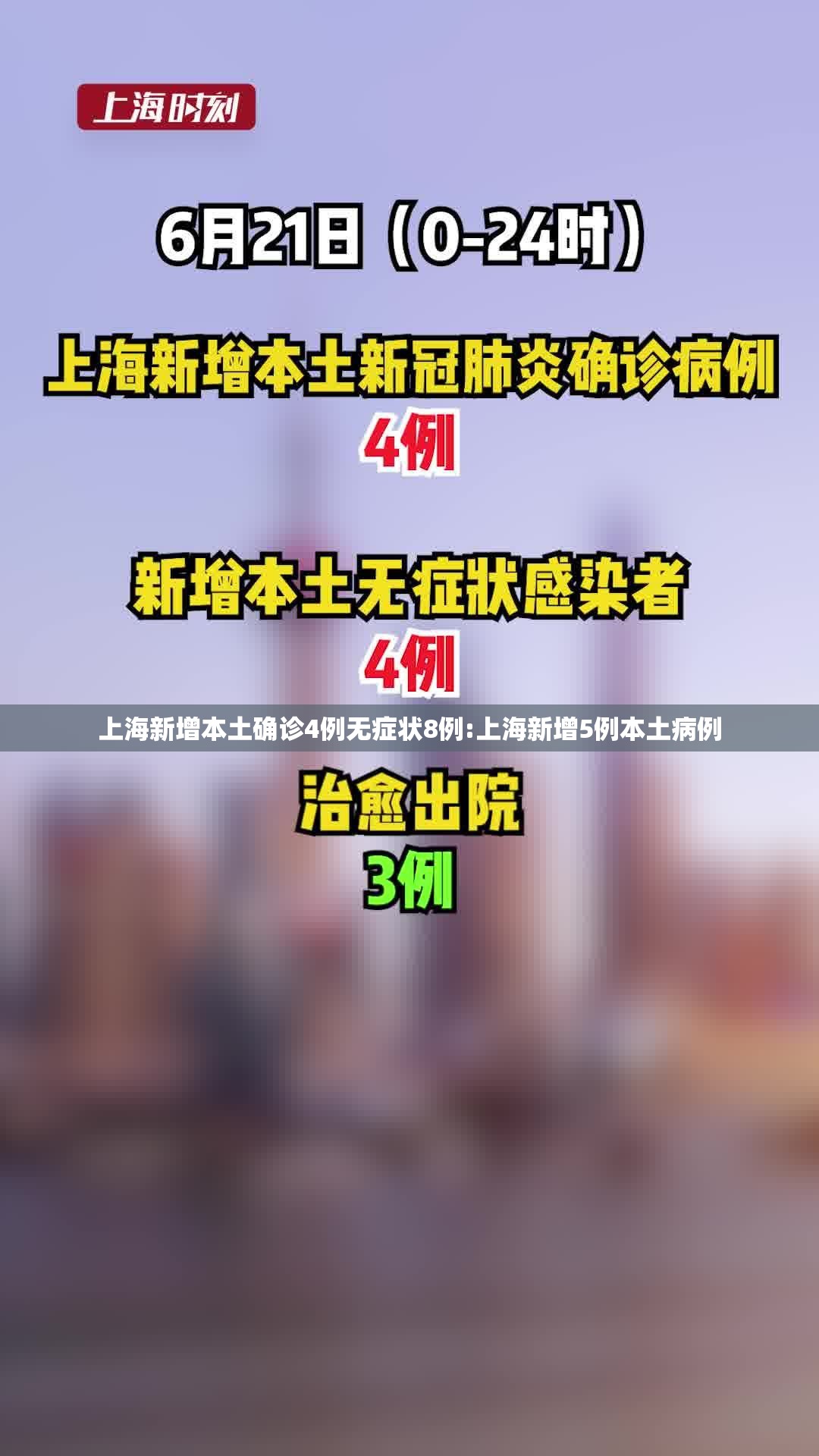 上海新增本土确诊4例无症状8例:上海新增5例本土病例 上海新增本土确诊4例无症状8例:上海新增5例本土病例