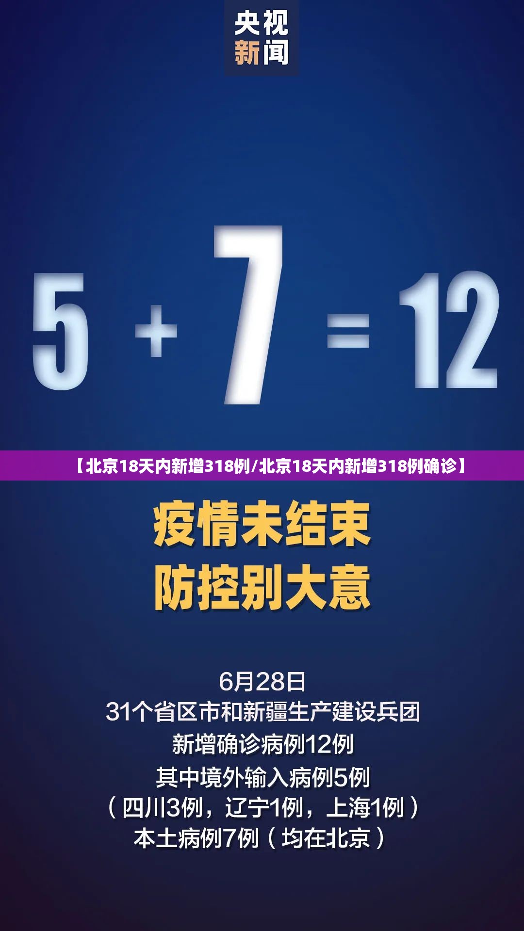 【北京18天内新增318例/北京18天内新增318例确诊】 【北京18天内新增318例/北京18天内新增318例确诊】