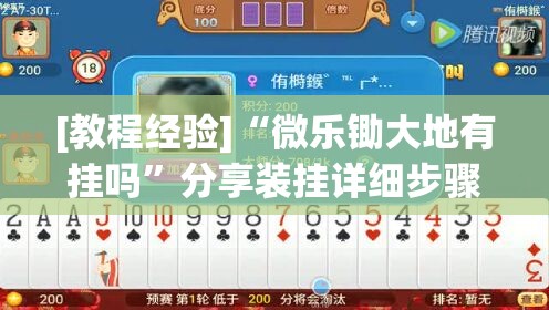 [教程经验]“微乐锄大地有挂吗	”分享装挂详细步骤