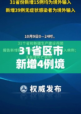 31省区市新增4例境外输入（31省区市新增6例均为境外输入）
