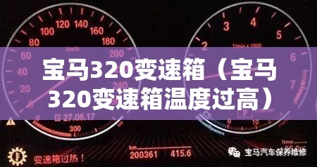 宝马320变速箱(宝马320变速箱温度过高) 宝马320变速箱(宝马320变速箱温度过高)